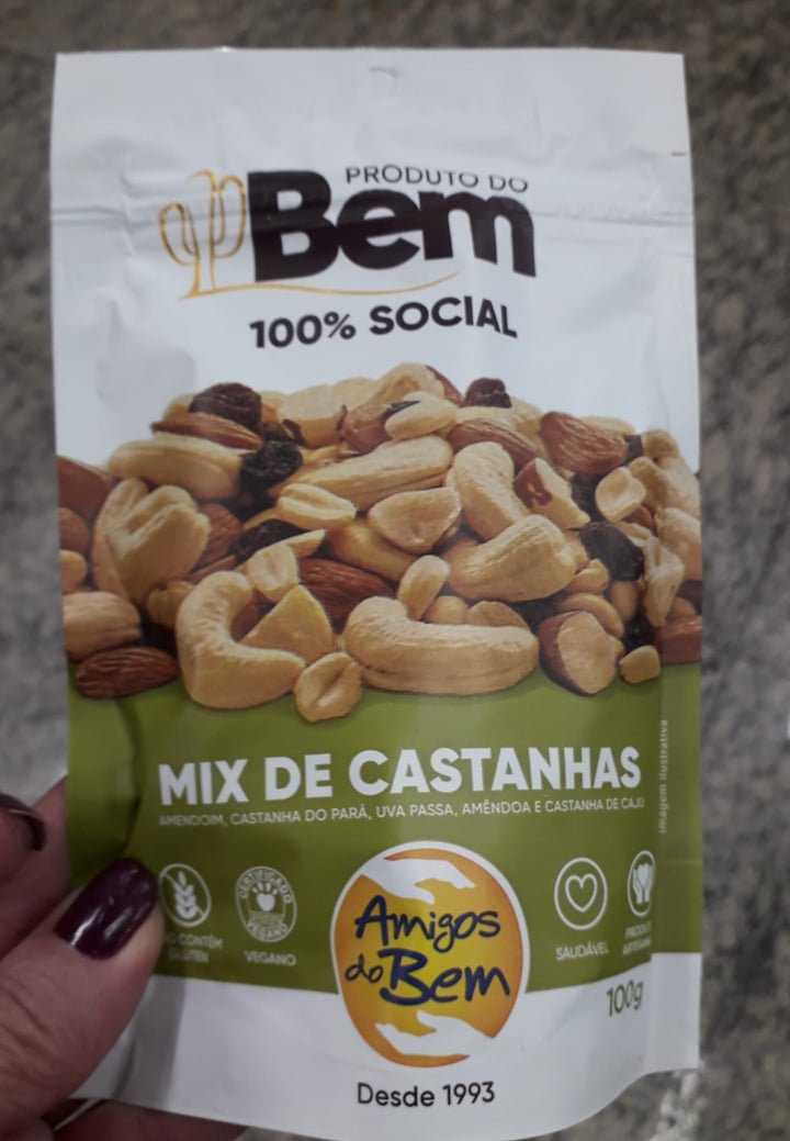 photo of Amigos do bem Mix de Castanhas com passas shared by @marcia1963 on  12 Jun 2022 - review