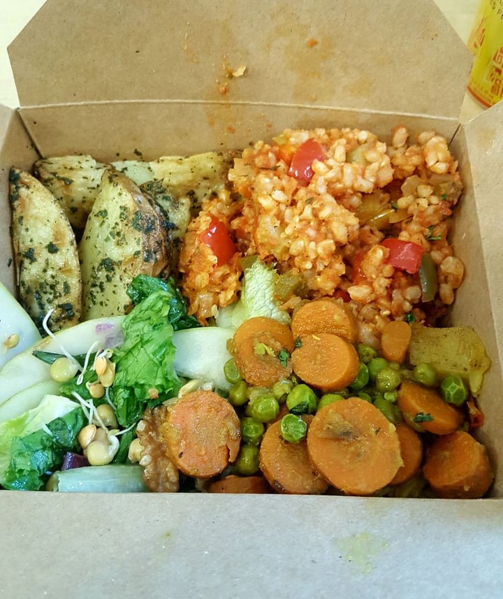 photo of The Big Carrot Danforth Community Market Vegan salad bar build your own meal shared by @abstractauras on  08 Dec 2018 - review