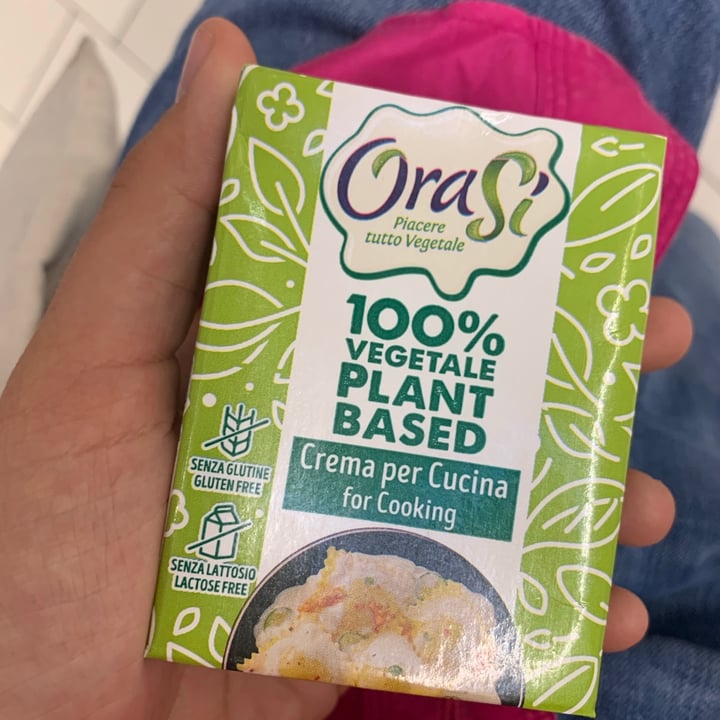 review photo of OraSí 100% plant based Crema per cucinare shared by @taglianz on 09 Sep 2021 - review