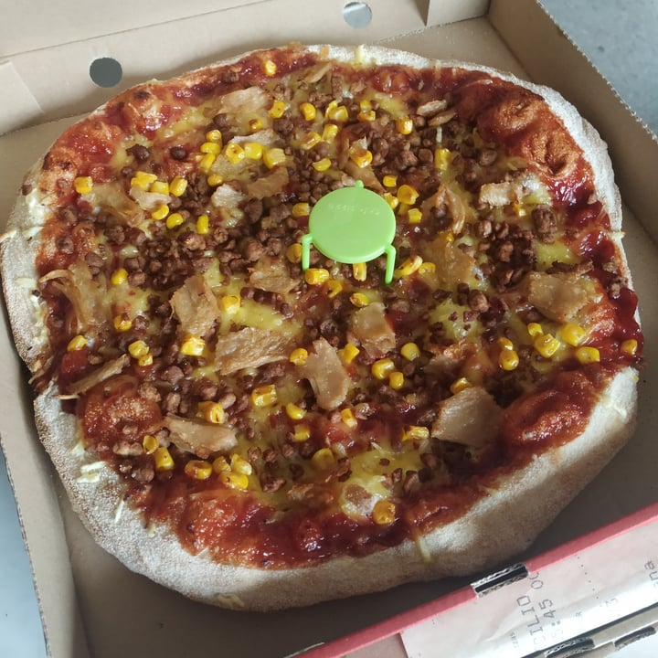 photo of Telepizza - Comida a domicilio Pizza barbacoa vegan shared by @despistaa on  26 Feb 2021 - review