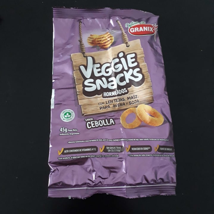 photo of Granix Veggie Snacks Sabor Cebolla shared by @nolateburns on  10 Mar 2022 - review