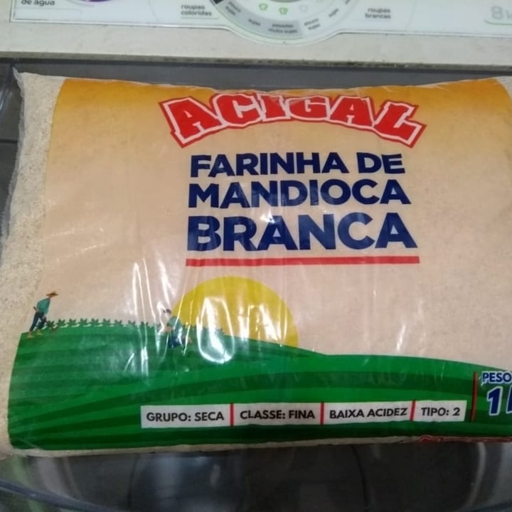 photo of acigal farinha de mandioca shared by @emdnutriveg on  17 Jun 2022 - review