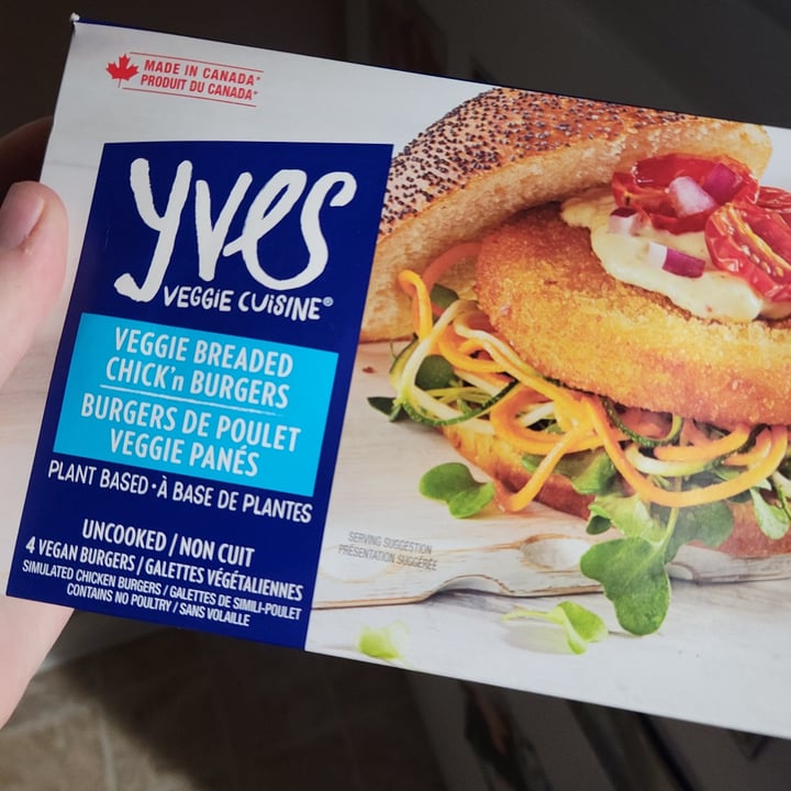 photo of Yves Veggie Cuisine Yves veggie breaded chick'n burgers shared by @tlizzy on  19 Jun 2021 - review