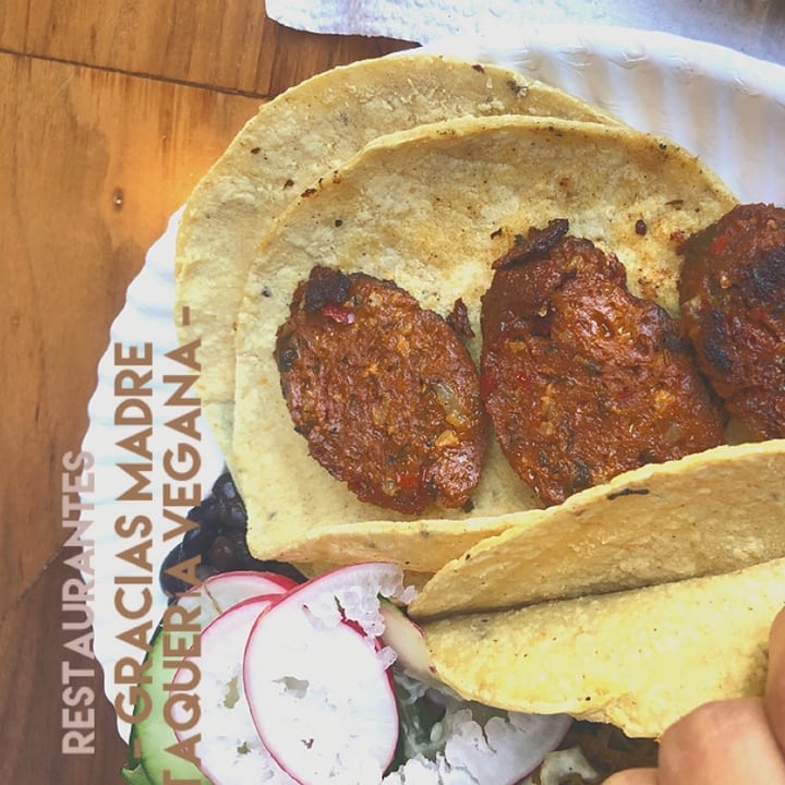 photo of Gracias Madre Taquería Vegana Taco de Chorizo Argentino shared by @sunshinenz on  14 Feb 2021 - review