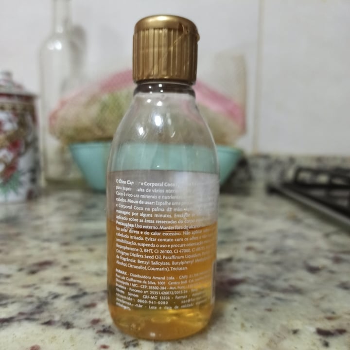 review photo of Farmax Aceite de Coco corporal shared by @nachuquiroz on 09 Jun 2020 - review