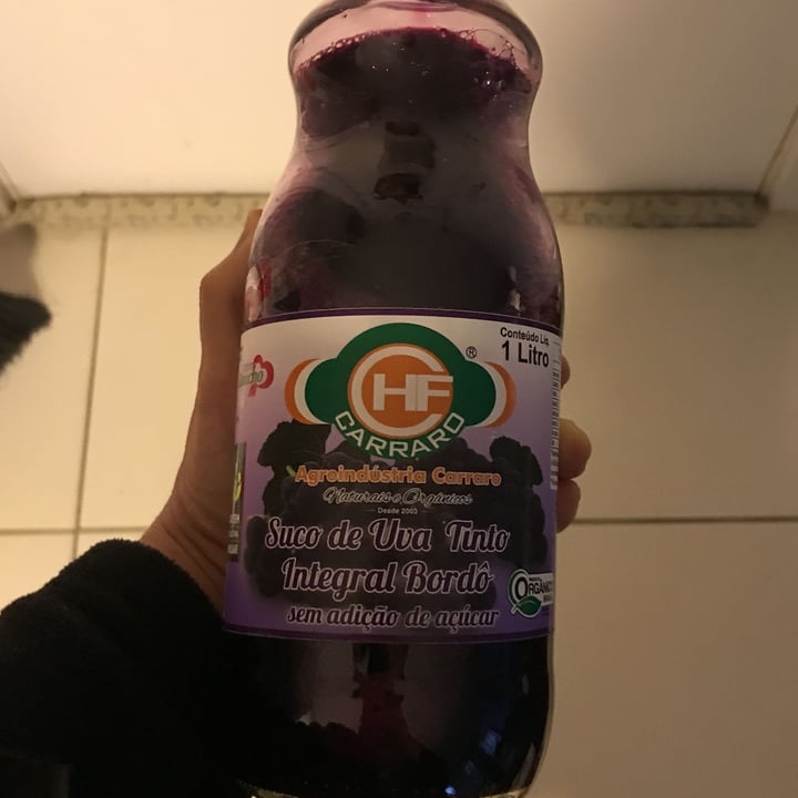 review photo of agroindustria carraro Suco de Uva Tinto Integral Bordô Orgânico shared by @muricyam on 21 Sep 2022 - review