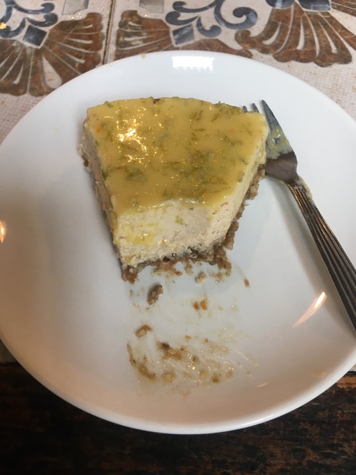 review photo of Earth Tone vegetarian cafe and health shop Vegan Cheese Cake shared by @gillhibbitt on 25 Feb 2020 - review