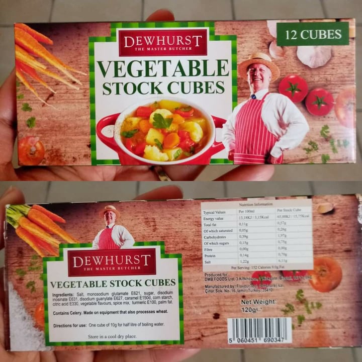 photo of Dewhurst Vegetable Stock Cubes shared by @philocoffee on  16 Dec 2019 - review