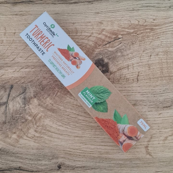 review photo of OptiSmile natural Tumeric Toothpaste shared by @mariettes on 13 Aug 2022 - review