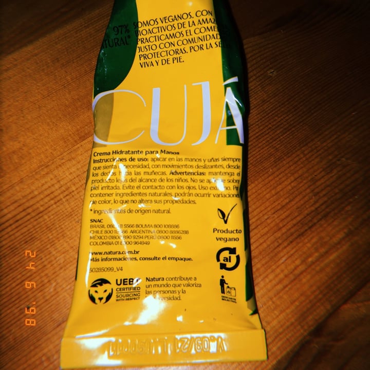 review photo of Natura Néctar para Manos Maracuyá Ekos shared by @mardaluz on 24 Jun 2021 - review