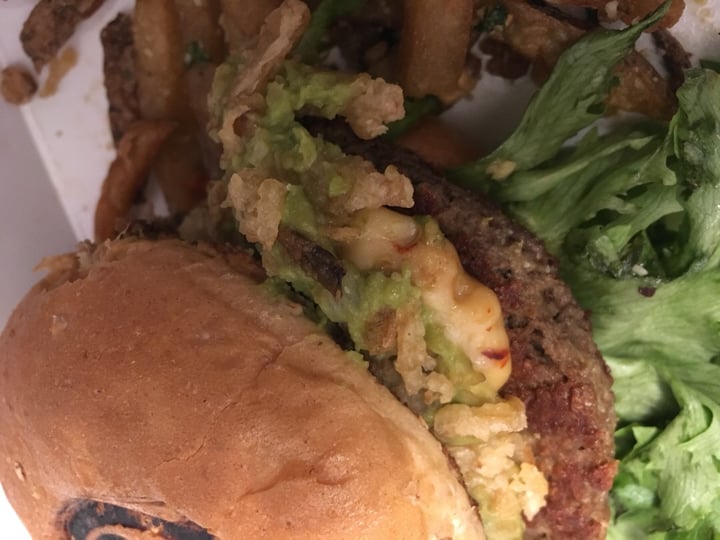 photo of Piggy Bank Impossible Vegan Southwest Burger shared by @katiewink on  04 Feb 2019 - review