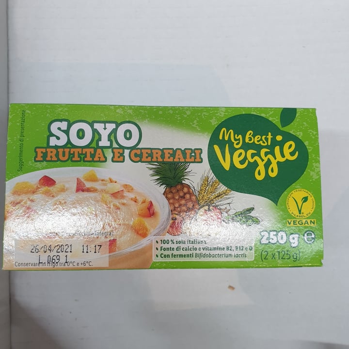 photo of My Best Veggie Soyo Yogurt Frutta E Cereali shared by @signoragovegan on  03 Apr 2021 - review