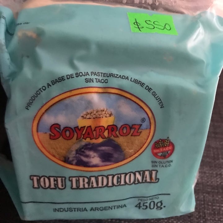 photo of Soyarroz Tofu Tradicional shared by @guadacampo on  02 Oct 2022 - review