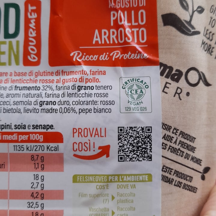 photo of Mopur vegetalfood Pollo Arrosto shared by @afrodite on  04 Jul 2022 - review