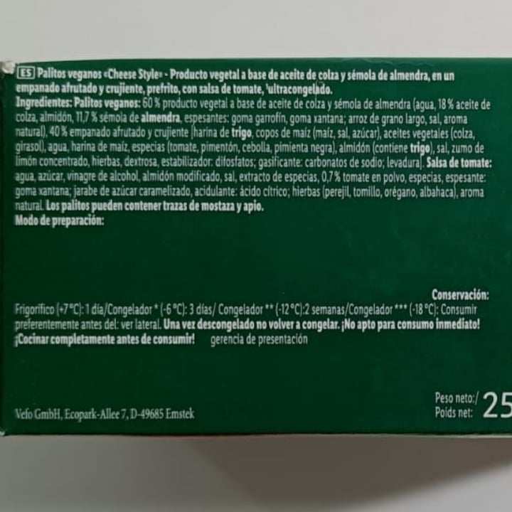 review photo of Vemondo Vegan sticks cheese style shared by @katarsis on 26 Jul 2021 - review