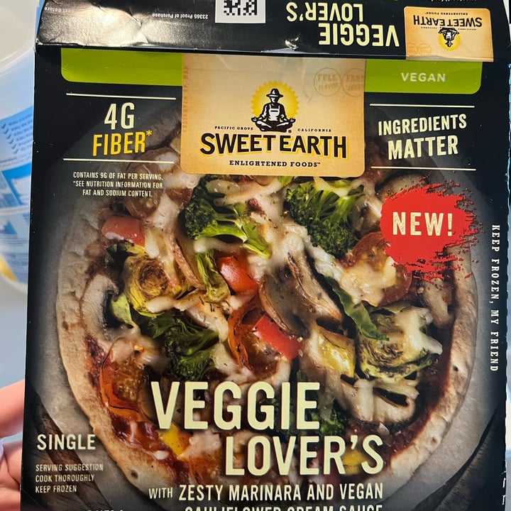 review photo of Sweet Earth Veggie Lovers single serve shared by @marianadgomes on 11 May 2022 - review