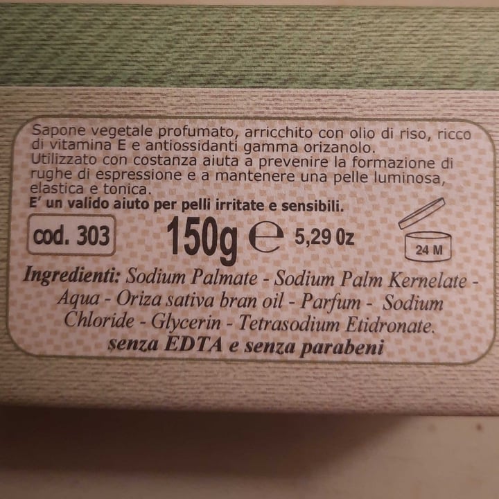 review photo of Laboratorio veneto Armonia Sapone Vegetale Essenza Di Aloe Vera shared by @michellestella on 04 Oct 2022 - review