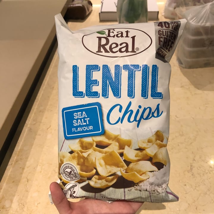 photo of Eat Real Lentil Chips Sea Salt Flavour shared by @m1tch9i on  15 Nov 2022 - review