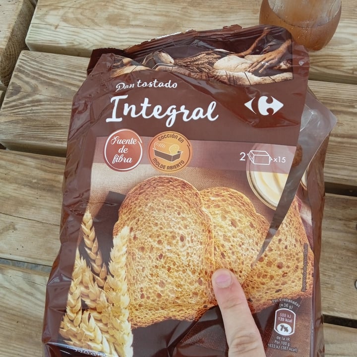 photo of Carrefour Pan tostado integral shared by @saradg88 on  17 May 2022 - review