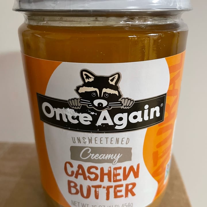 review photo of Once Again Organic Creamy Cashew Butter shared by @jillolson on 14 May 2022 - review