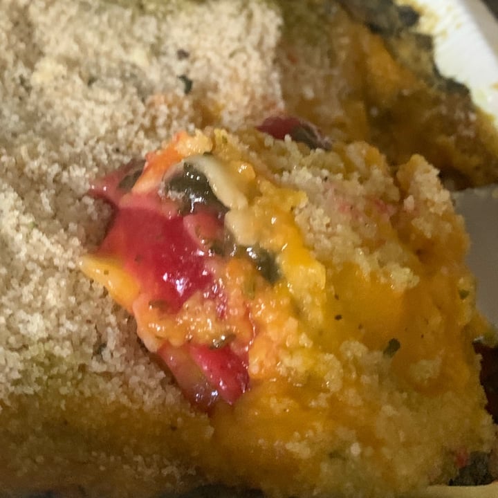 review photo of Zizzi Vegan rainbow lasagne shared by @veganfooduk on 27 Jun 2022 - review