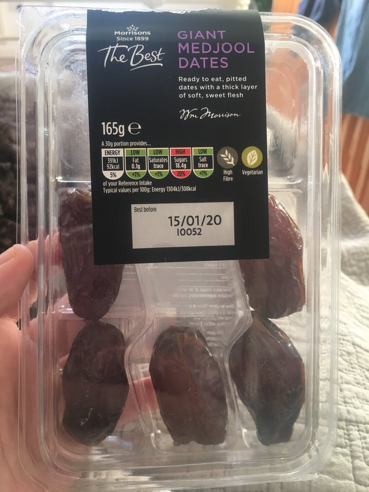 photo of Morrisons Giant medjool dates shared by @niccoleallen on  04 Dec 2019 - review