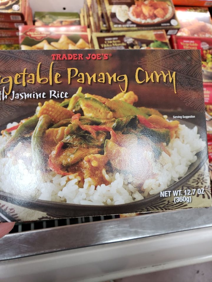 photo of Trader Joe's Vegetable Panang Curry with Jasmine Rice shared by @ambularfortheanimals on  07 Sep 2018 - review