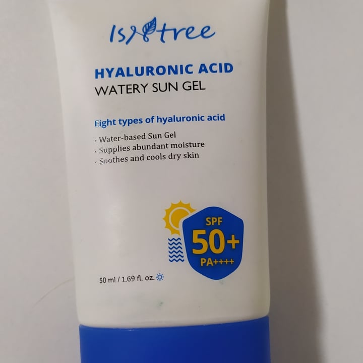 photo of Isntree Hyaluronic Acid Watery Sun Gel shared by @maruave on  23 Jun 2022 - review