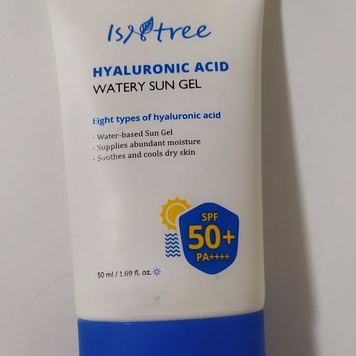 review photo of Isntree Hyaluronic Acid Watery Sun Gel shared by @maruave on 23 Jun 2022 - review