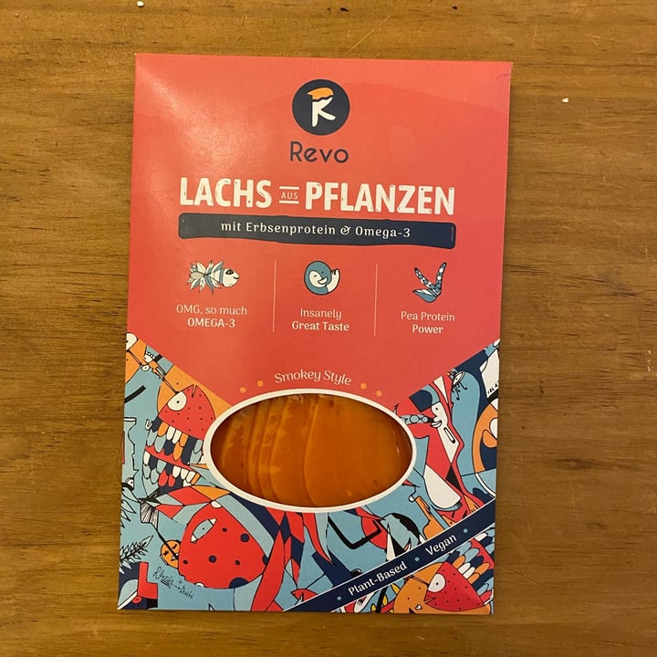 photo of Revo Foods Lachs aus Pflanzen shared by @pippoarde97 on  06 Apr 2022 - review