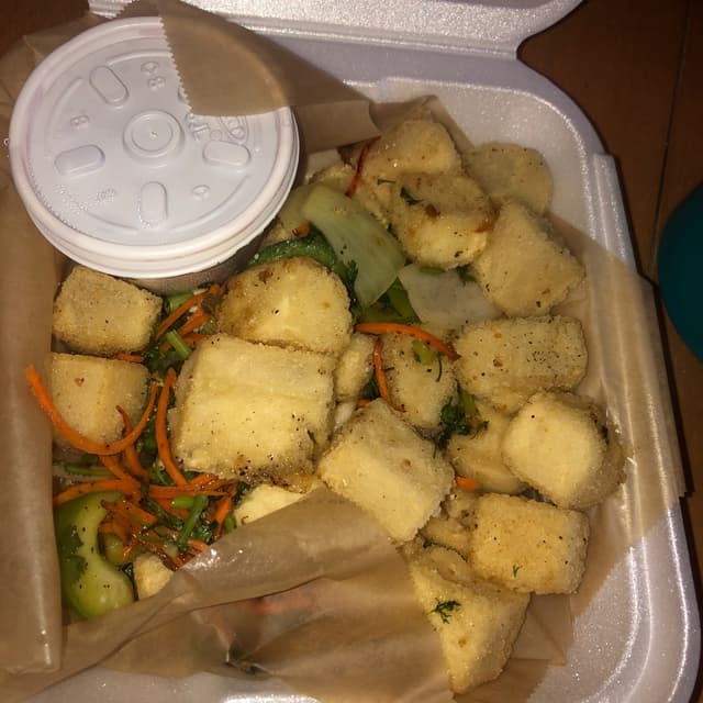 Photo of the dish “SALTED PEPPER CRISPY TOFU”
