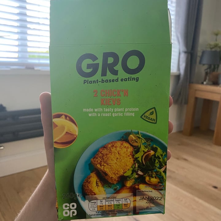 photo of GRO Chick’n Kiev shared by @jamesm on  15 Apr 2021 - review
