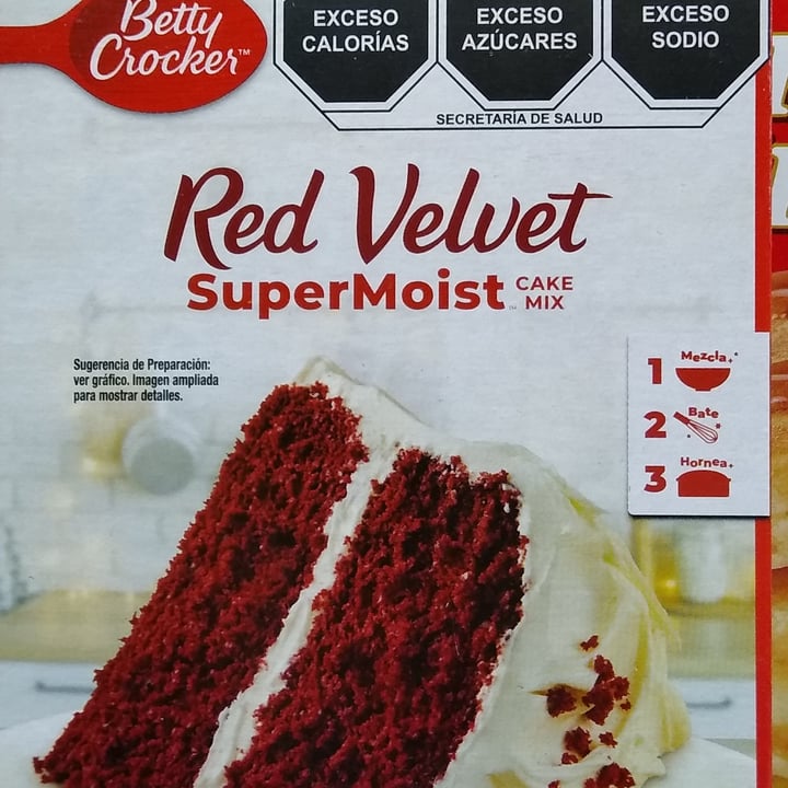 photo of Betty Crocker Red Velvet Cake Mix shared by @veganxlosanimales on  17 Feb 2022 - review