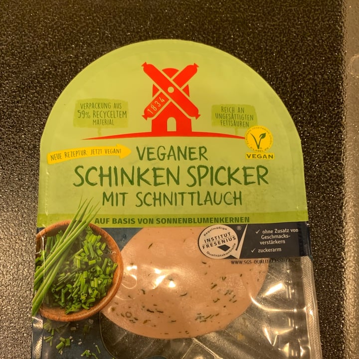 review photo of Rügenwalder Mühle Veganer Schinken Spicker Mit Schnittlauch shared by @leoz on 05 Jan 2022 - review