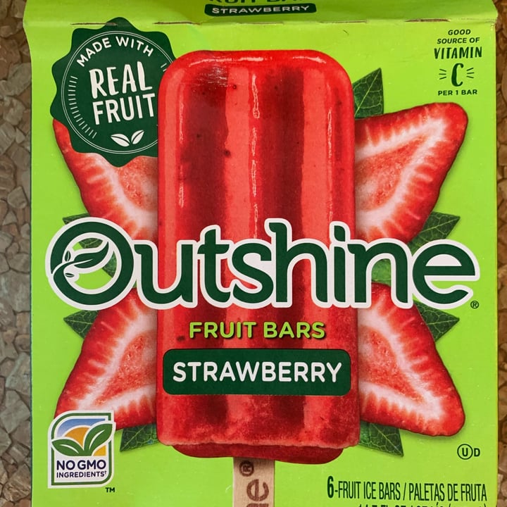 photo of Outshine Strawberry Fruit Bar shared by @justjanet on  29 May 2022 - review