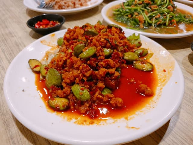 Photo of the dish “Nyonya Petai Tofu”
