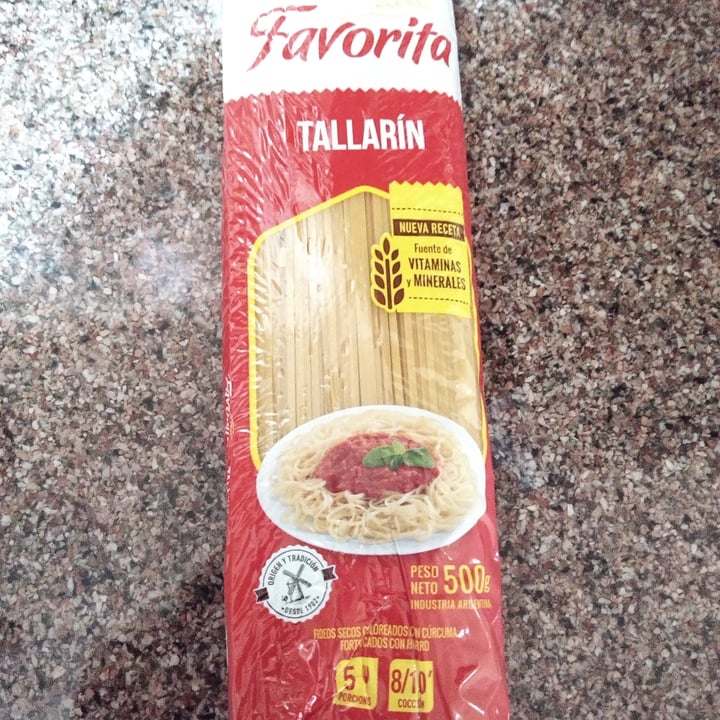 photo of Favorita Fideos tallarín shared by @milivegan on  20 Nov 2020 - review