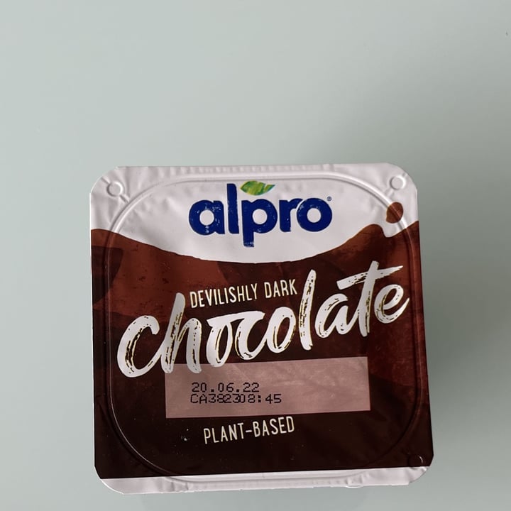 photo of Alpro Devilishly Dark Chocolate Plant-based Dessert shared by @virgiveg on  14 Mar 2022 - review