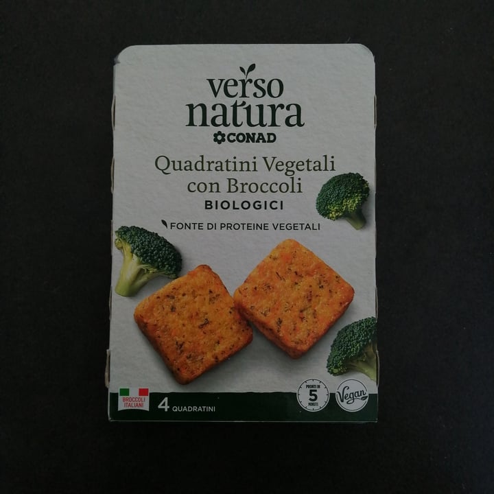 photo of verso natura Quadratini Vegetali con Broccoli Biologici shared by @fannyente on  01 Nov 2022 - review