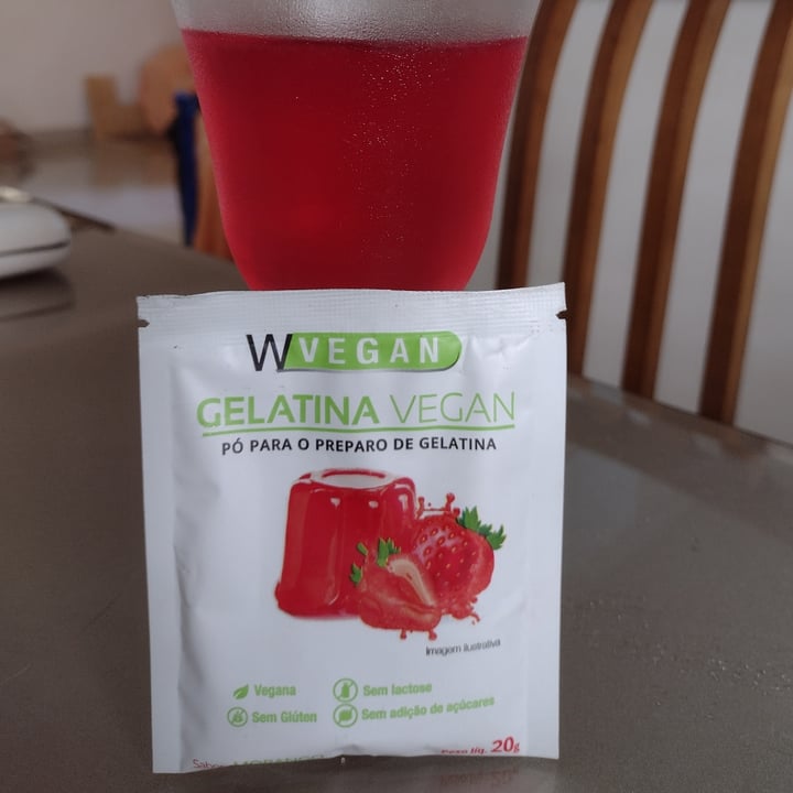 photo of WVegan Gelatina Vegan Morango shared by @pimentelmp on  07 Jul 2022 - review