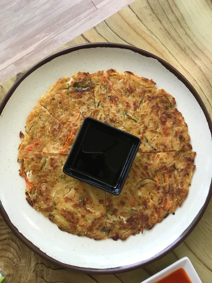 photo of The Boneless Kitchen Yachae Jeon (Vegetable Pancake) shared by @veggieoty on  21 Mar 2020 - review