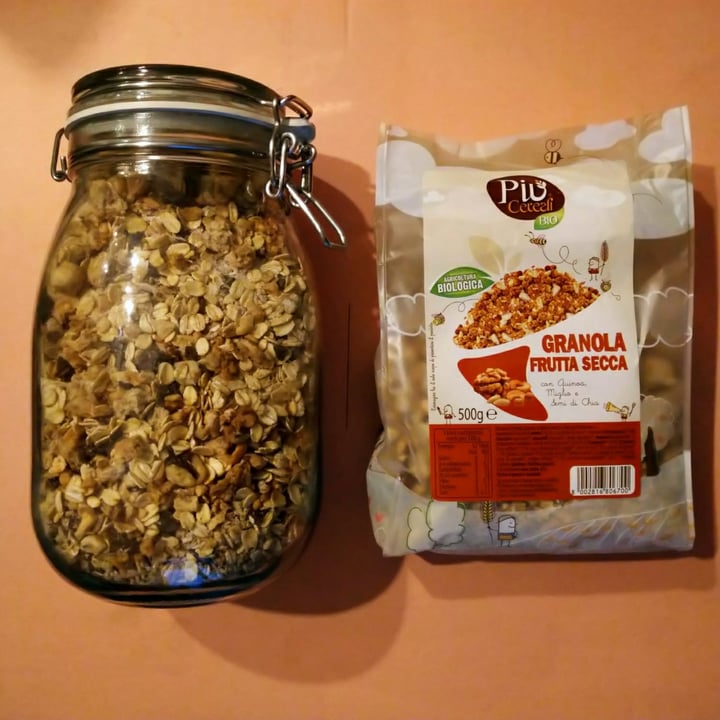 photo of Più  cereali bio Granola Frutta Secca shared by @v-stefanom on  24 Dec 2020 - review