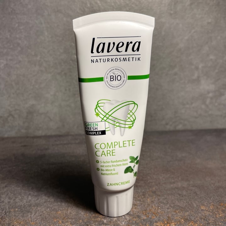 photo of Lavera Naturkosmetik Zahncreme Complete Care shared by @espressopete on  22 Apr 2021 - review