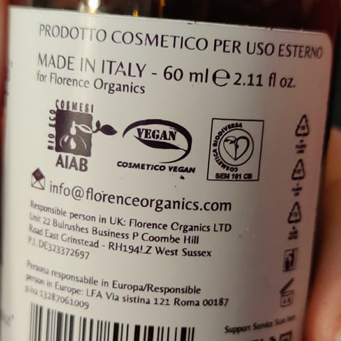 Florence Bio Cosmesi HA - Siero bio viso all'acido ialuronico Reviews |  abillion