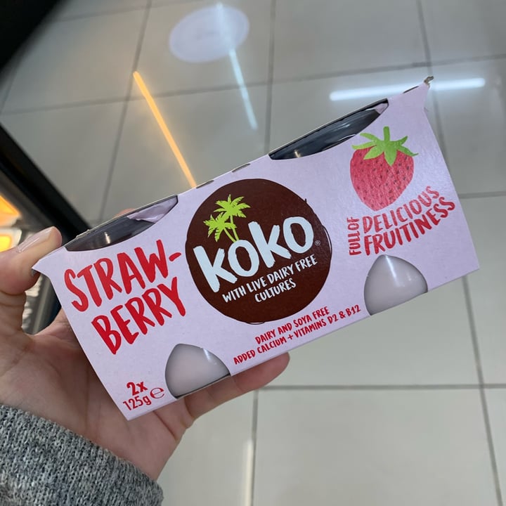 photo of Koko Dairy Free Strawberry yogurt shared by @vanessabejjany on  23 Dec 2021 - review