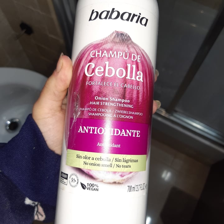photo of Babaria Bio  Champú de cebolla shared by @simoyruth on  14 Oct 2021 - review