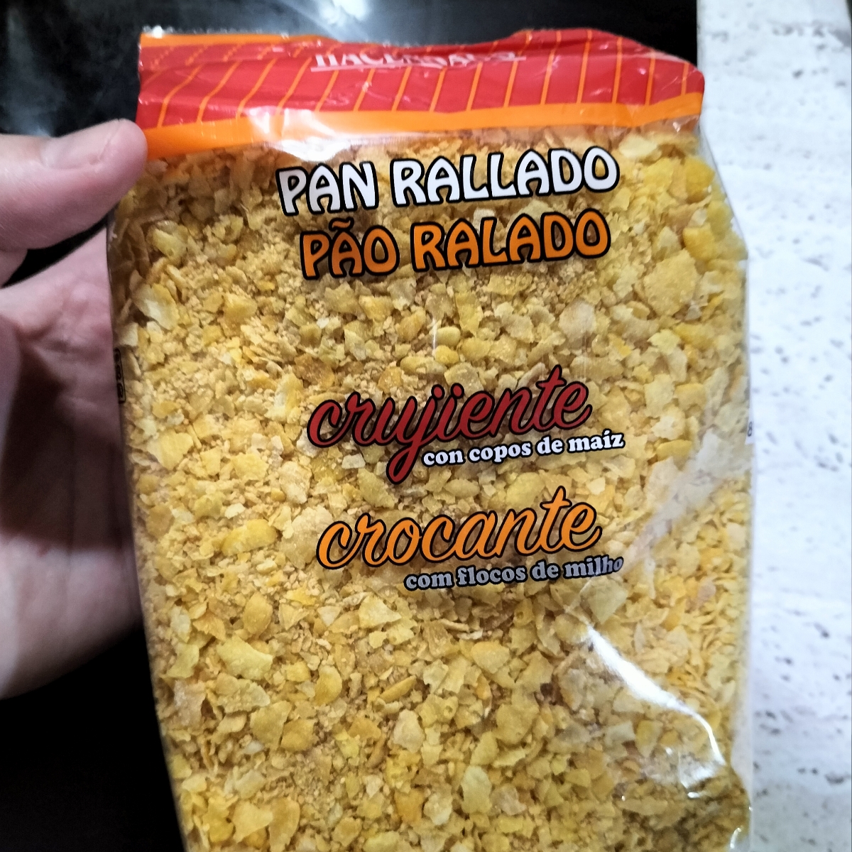 Hacendado Pan rallado crujiente con copos de maiz Review | abillion