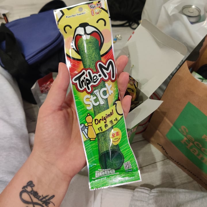 photo of Triple-M Stick of Original Flavour Roasted Seaweed shared by @maikkumoi on  21 Sep 2021 - review