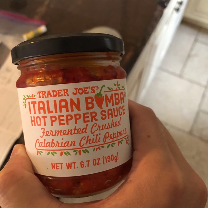 photo of Trader Joe's Italian bomba hot pepper sauce shared by @syph0n6 on  20 Jun 2021 - review