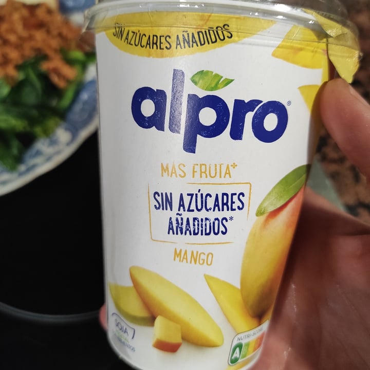 photo of Alpro Mango Yogurt (No Added Sugars) shared by @thehippiebaker on  08 Apr 2021 - review